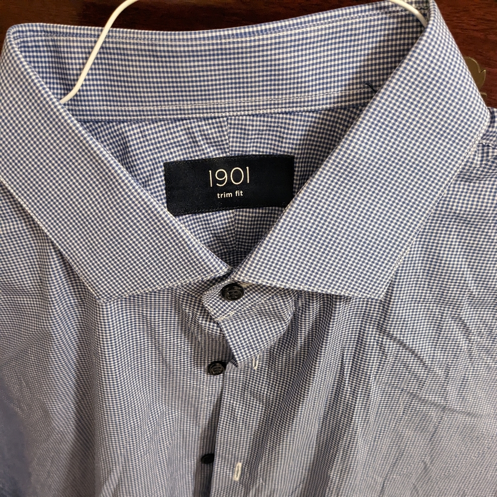 Nordstrom 1901 Dress shirt Pattern.Like new . Size 17
